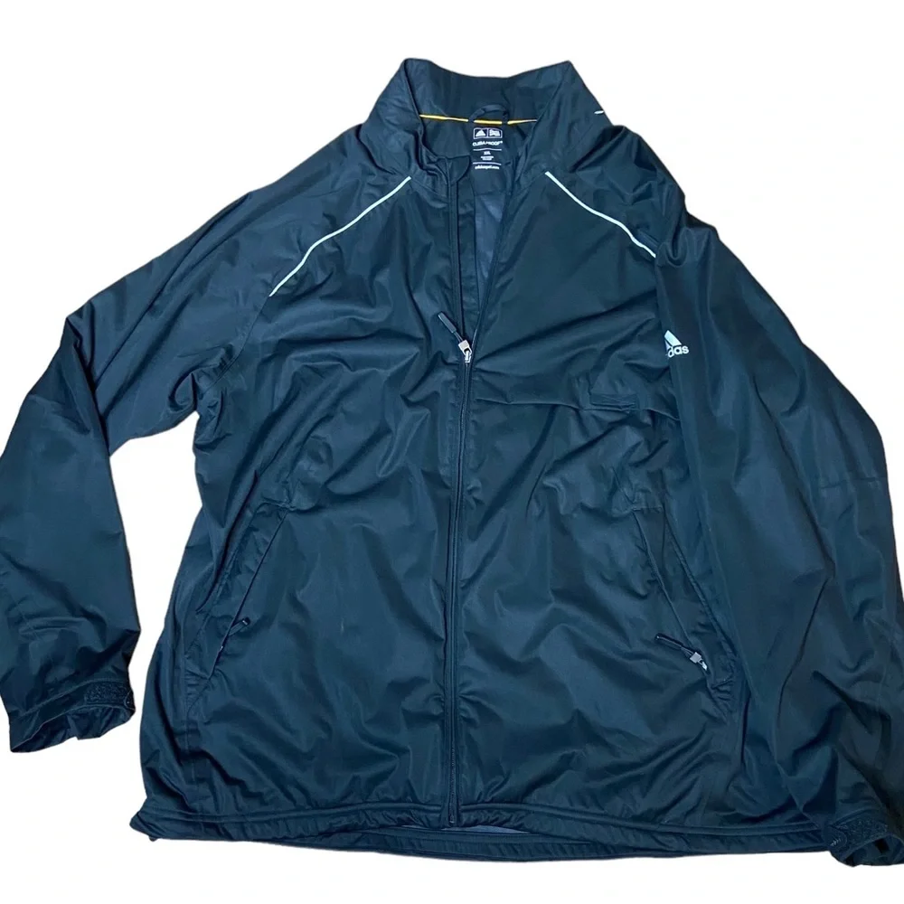 Adidas Black Climaproof Golf Men’s Jacket NWOT 2XL